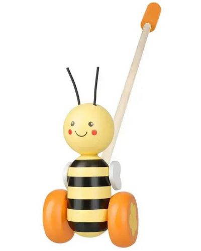 Дървена буталка Orange Tree Toys - Spring Garden, Пчеличка - 1