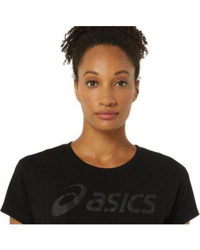 Дамска тениска Asics- Big Logo Tee III, черна - 4