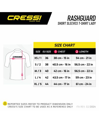 Дамска неопренова блуза Cressi - Rashguard , синя - 7