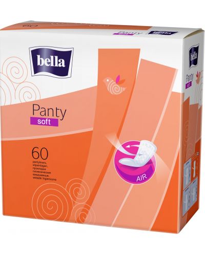 Bella Panty Дамски ежедневни превръзки Soft, 60 броя - 1