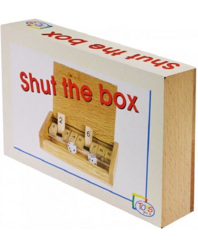 Дървена игра за смятане Goki - Затвори кутията - 4