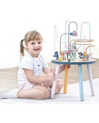 Дървена детска маса за игра и активности Viga PolarB - 6