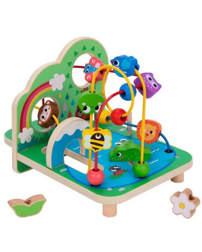 Дървен лабиринт Tooky toy - Приключения в джунглата - 3