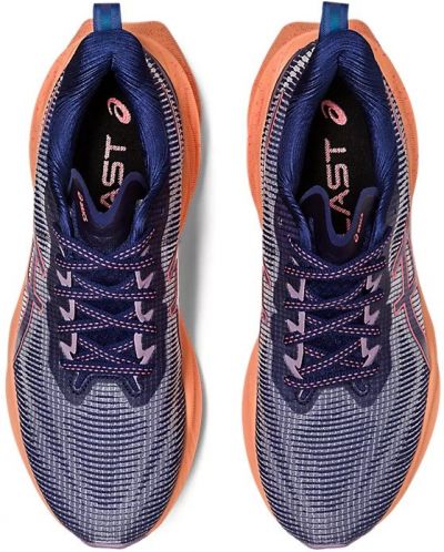 Дамски обувки Asics - Novablast 3 LE, сини/оранжеви - 7