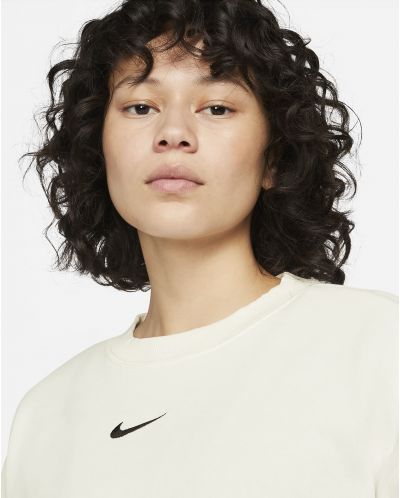 Дамски суитшърт Nike - Sportswear Phoenix Fleece,  бял - 3