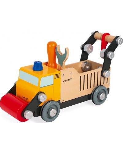Дървена играчка Janod - Направи си камион Diy Brico Kids - 4