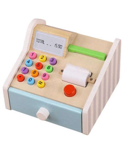 Дървена играчка Smart Baby - Касов апарат - 2