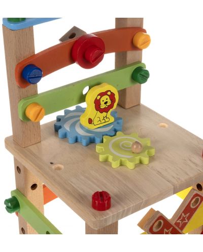 Дървен игрален комплект Iso Trade - Стол за сглобяване - 3