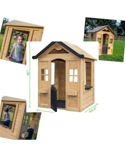 Дървена детска къща Ginger Home  - 10