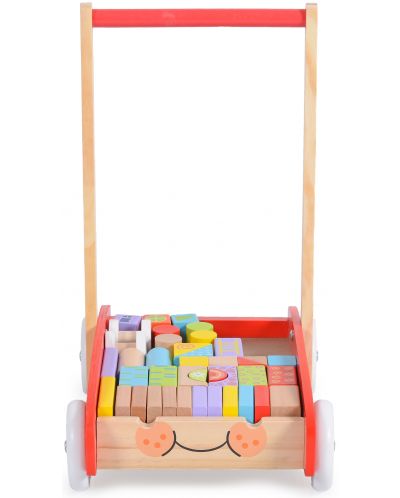 Дървена играчка за прохождане Moni Toys - Калинка - 2