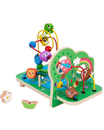 Дървен лабиринт Tooky toy - Приключения в джунглата - 2