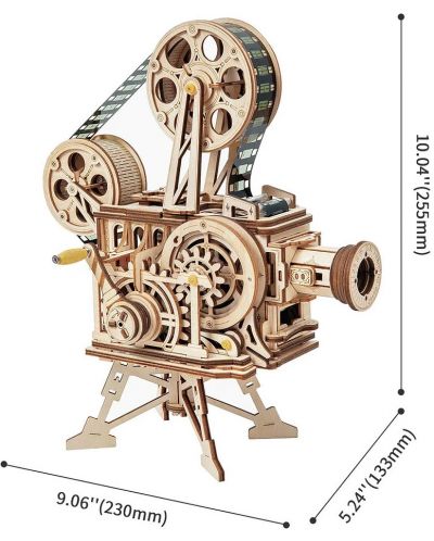 Дървен 3D пъзел Robo Time от 183 части - Витаскоп - 2