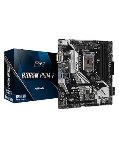 Дънна платка Asrock - B365M Pro4-F, LGA1151