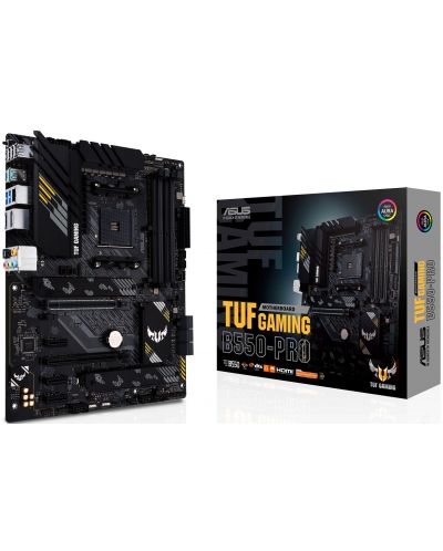 Дънна платка ASUS - TUF Gaming B550-PRO, AM4 - 1