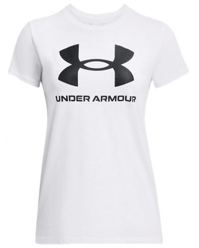 Дамска тениска Under Armour - Sportstyle Graphic , бяла - 1