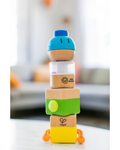 Дървена играчка Baby Einstein - Бебешки сензорен комплект - 6