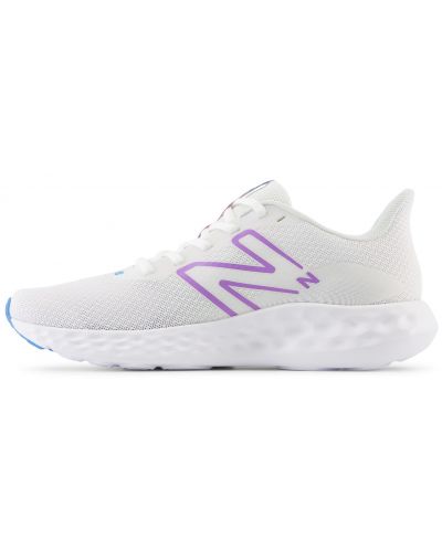 Дамски обувки New Balance - 411v3 , бели/лилави - 2