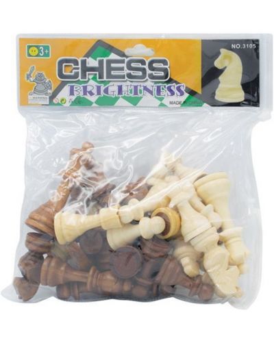 Дървени фигури за шах, 9 cm - 1