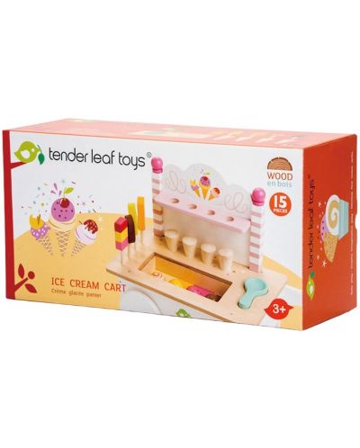 Дървена количка за сладолед Tender Leaf Toys - 5
