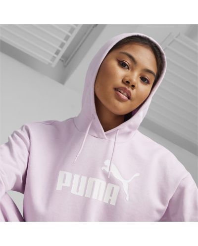 Дамски суитшърт Puma - Essentials Logo Cropped , розов - 5