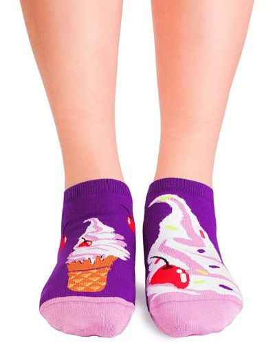 Дамски чорапи Pirin Hill - Arty Socks Sneaker Summer, размер 35-38, лилави - 2