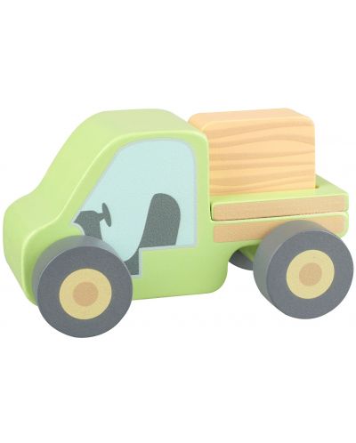 Дървена играчка Orange Tree Toys - Фермерски камион - 1