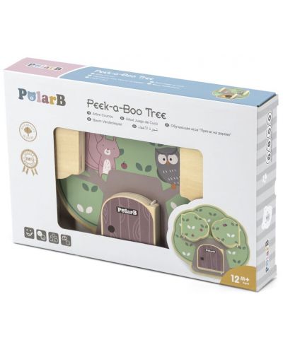 Дървена играчка Viga Toys PolarB - Игра на криеница - 5