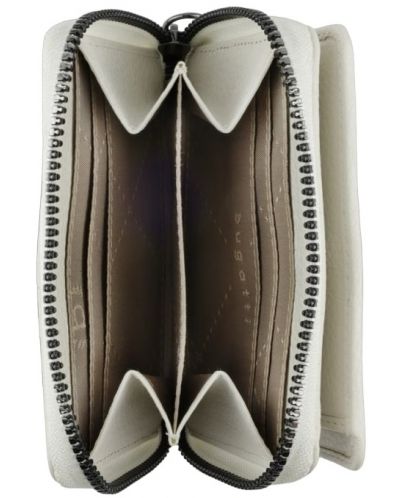 Дамски кожен портфейл Bugatti Elsa - XS, RFID защита, бял - 3