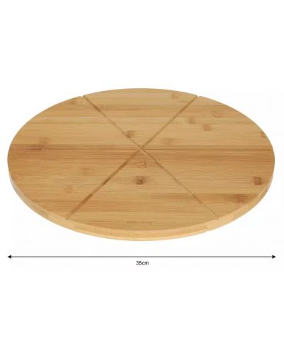 Дъска за рязане на пица Kinghoff - 35 cm, 6 парчета - 2