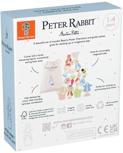 Дървена игра за балансиране Orange Tree Toys Peter Rabbit - 5