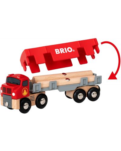 Играчка Brio Камион Lumber Truck - 6