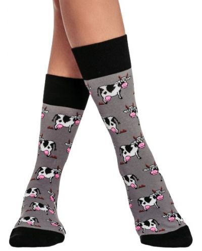Дамски чорапи Crazy Sox - Крави, размер 35-39 - 1