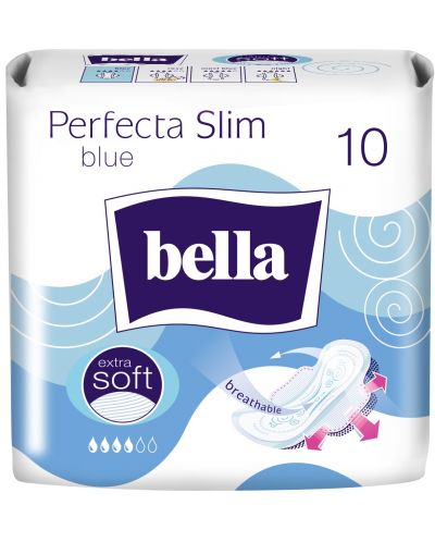 Bella Perfecta Slim Дамски превръзки Blue, 10 броя - 1