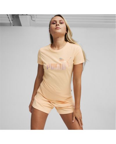 Дамска тениска Puma - ESS+ Summer Daze , оранжева - 3