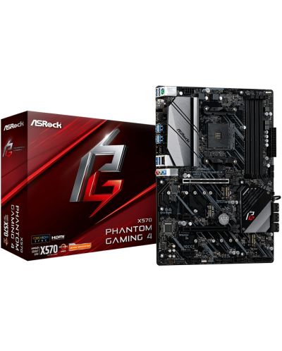 Дънна платка Asrock - X570 Phantom Gaming 4, AM4