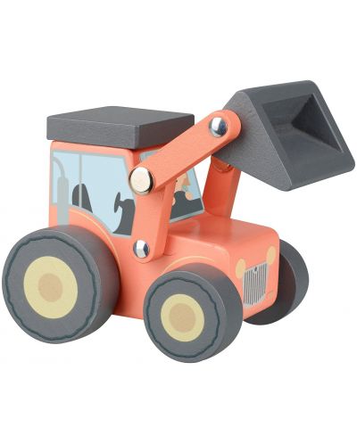 Дървена играчка Orange Tree Toys - Трактор с товарач - 2