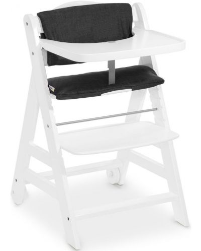 Дървено столче за хранене Hauck - Beta Plus, white - 2