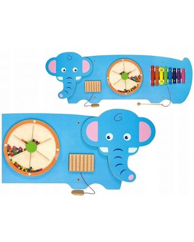 Дървена играчка за стена Viga - Слон   - 2