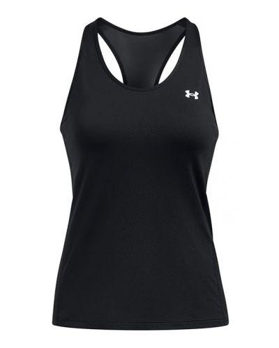 Дамски потник Under Armour - Tech Mesh Racer Tank, черен - 1