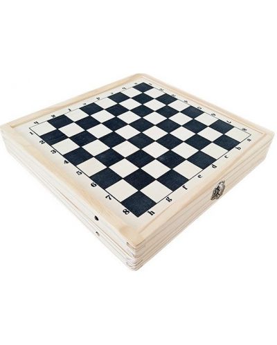 Дървена игра с пулове 3 в 1 Acool Toy - Ластиче и шах - 2