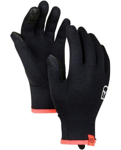 Дамски ръкавици Ortovox - 185 Rock'N'Wool Glove Liner , черни - 1