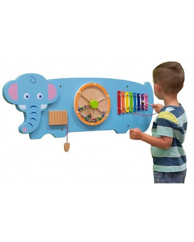Дървена играчка за стена Viga - Слон   - 3
