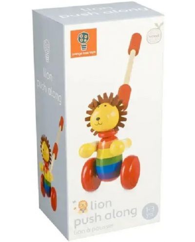 Дървена буталка Orange Tree Toys - Animals Collection, Лъв - 2