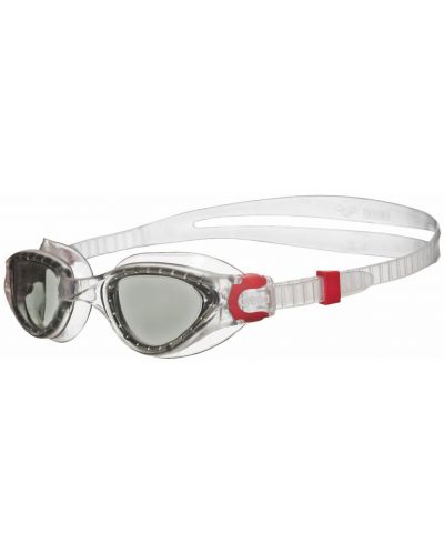 Дамски очила за плуване Arena - Cruiser Soft Training, прозрачни/червени - 1