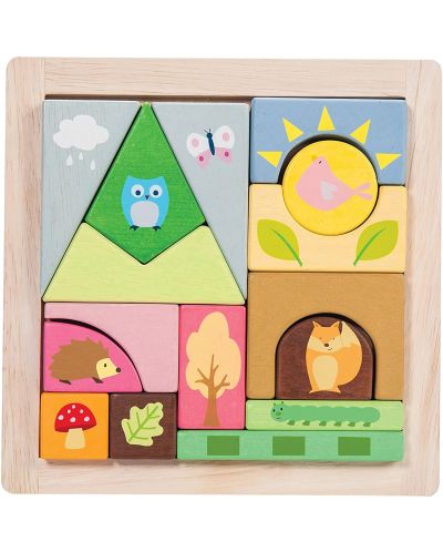 Дървени кубчета Le Toy Van - WoodLand