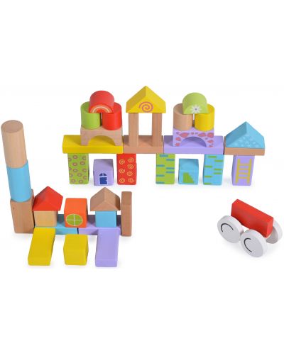 Дървена играчка за прохождане Moni Toys - Калинка - 5