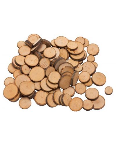 Дървени кръгчета Goki, 100 броя - 1