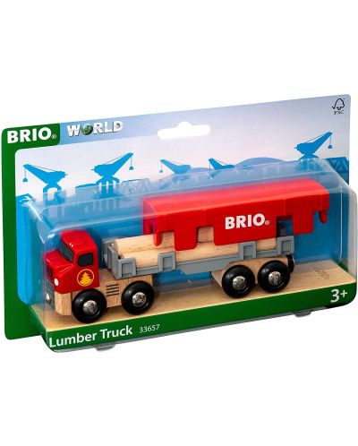 Играчка Brio Камион Lumber Truck - 1