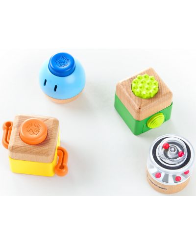Дървена играчка Baby Einstein - Бебешки сензорен комплект - 2