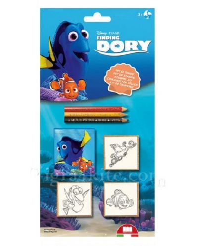 Дървени печати Disney - Finding Dory, 3 броя - 1